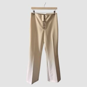 Zara White Flare Pants with Boot Cut Design